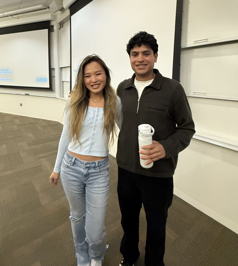 Xinyi Tong with Adarsh Hiremath