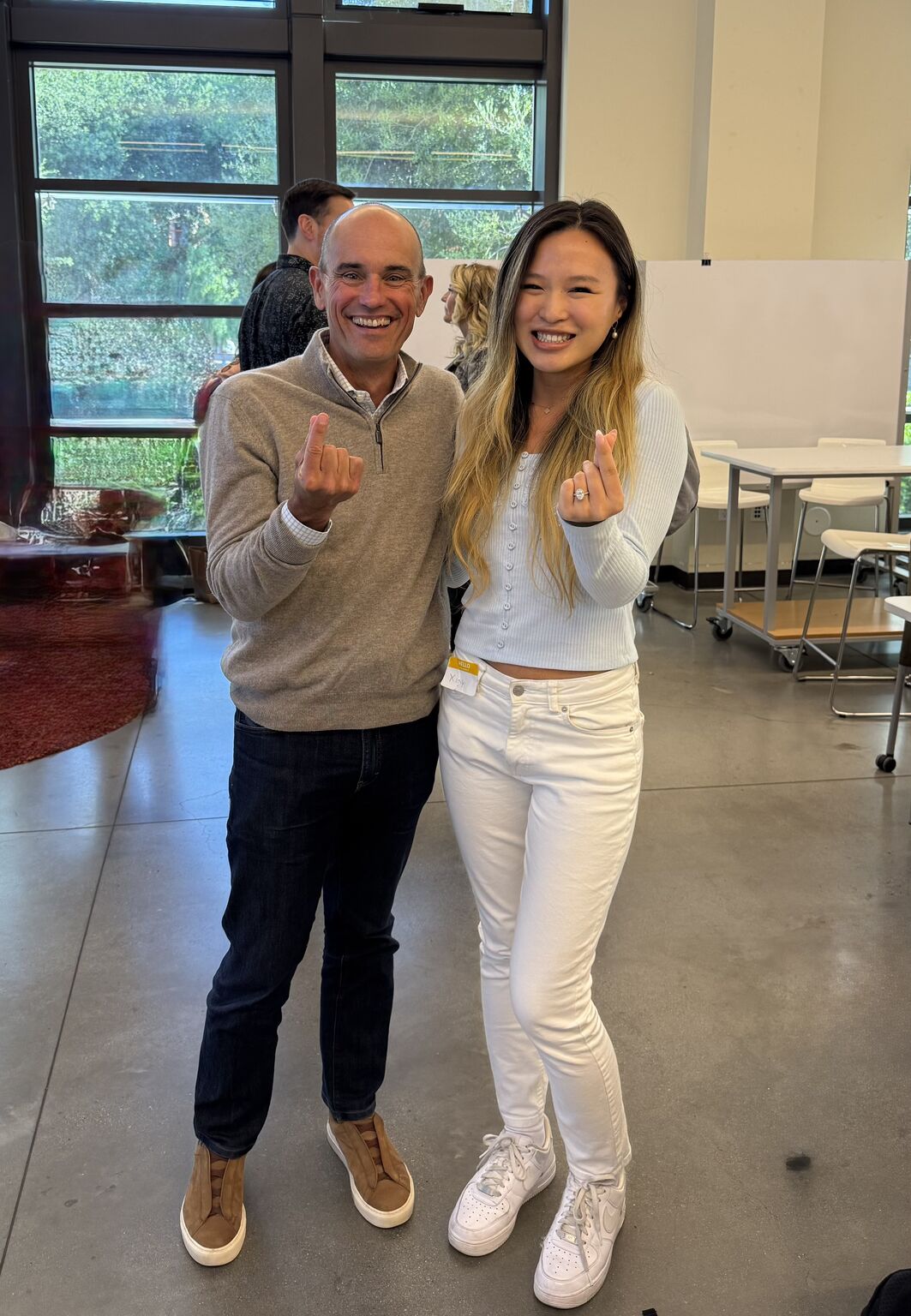 Xinyi Tong with Bob Sternfels