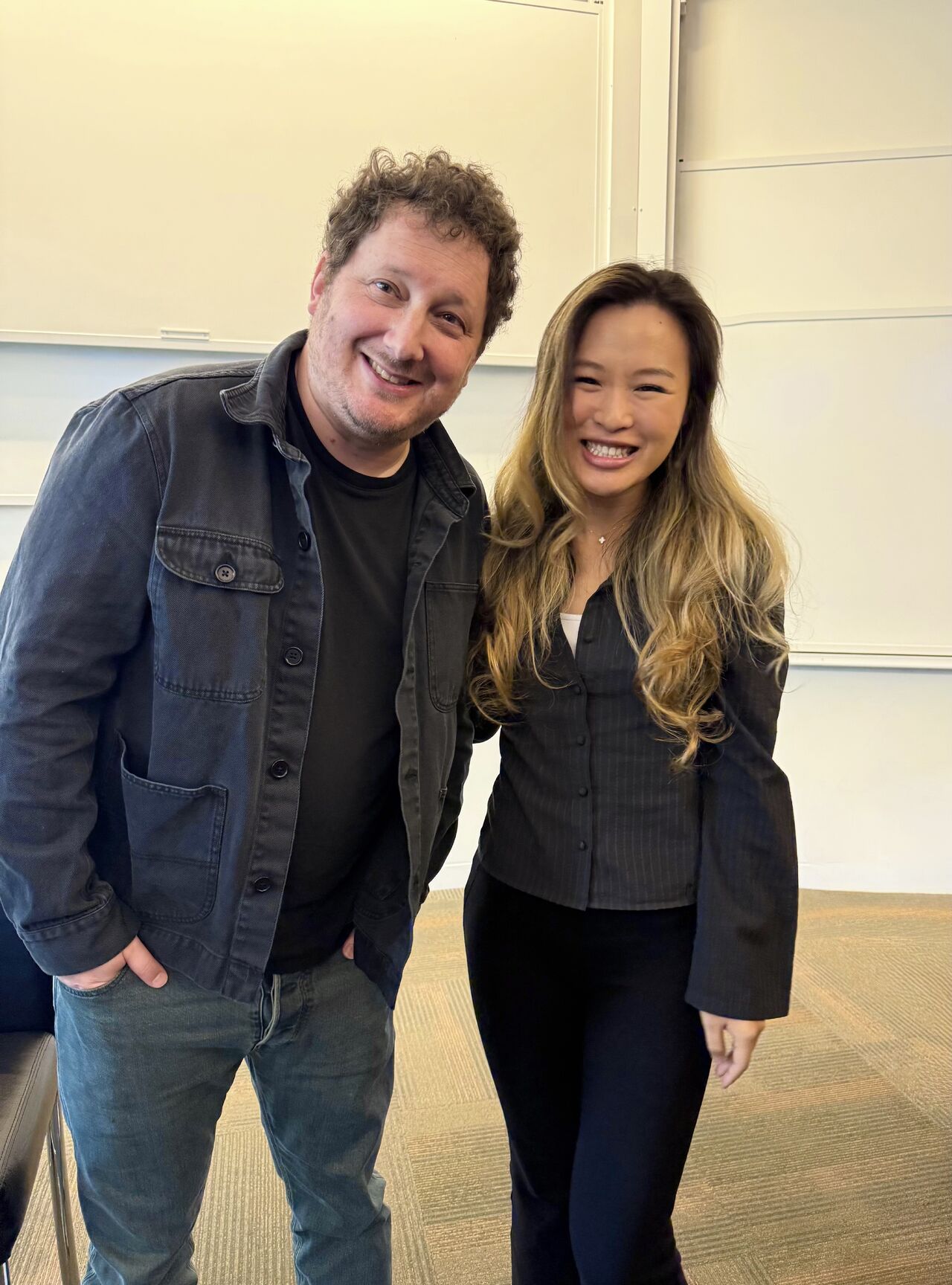 Xinyi Tong with David Rogier