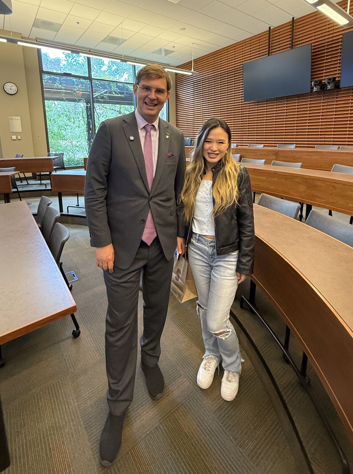 Xinyi Tong with Timur Turlov