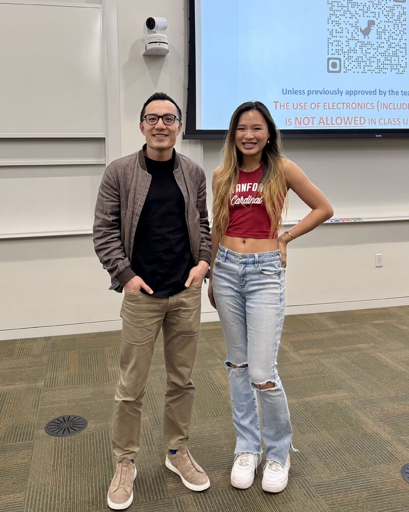 Xinyi Tong with Tony Xu